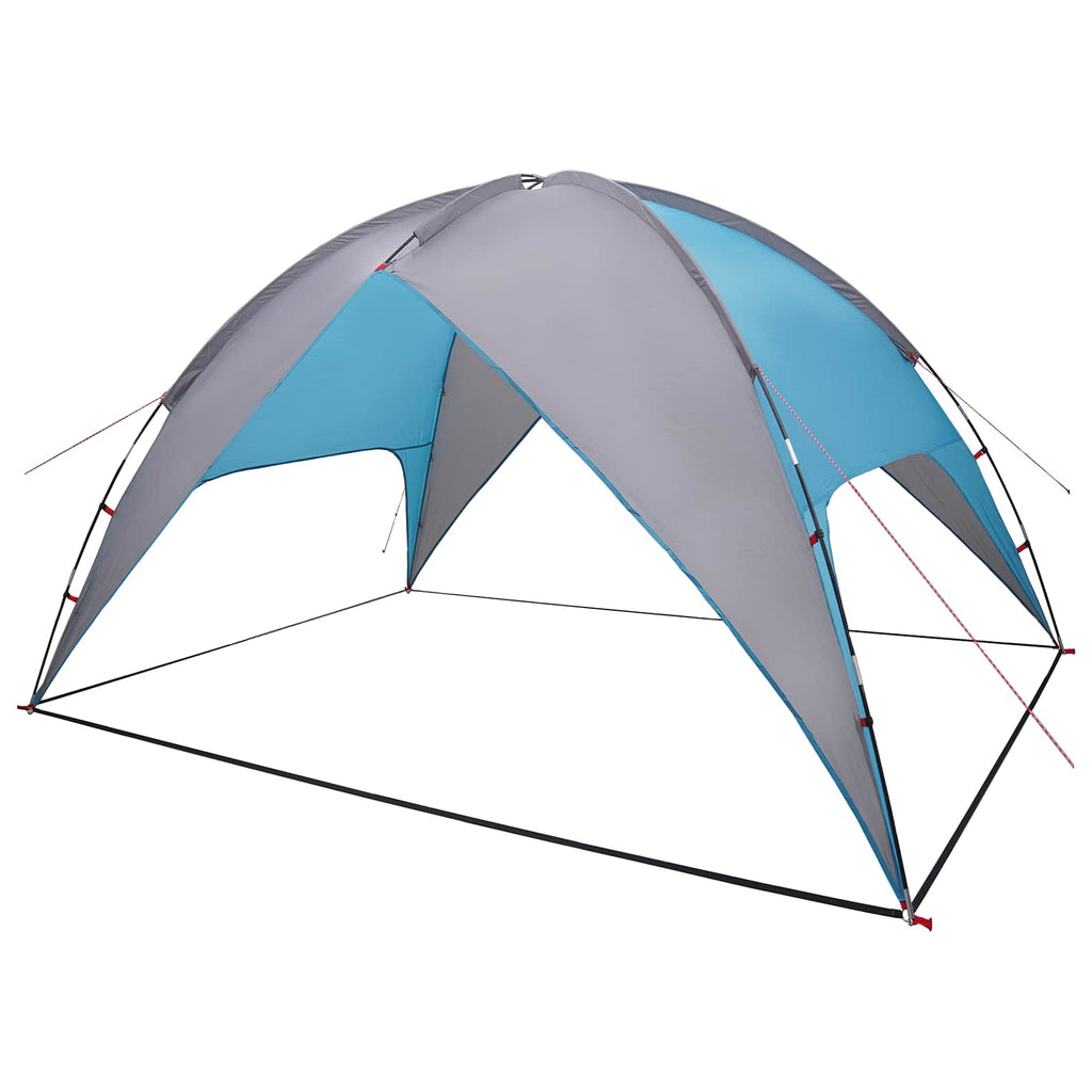 Campingzelt mit Regenhaube wasserdicht Blau 310 x 245 x 160 cm
