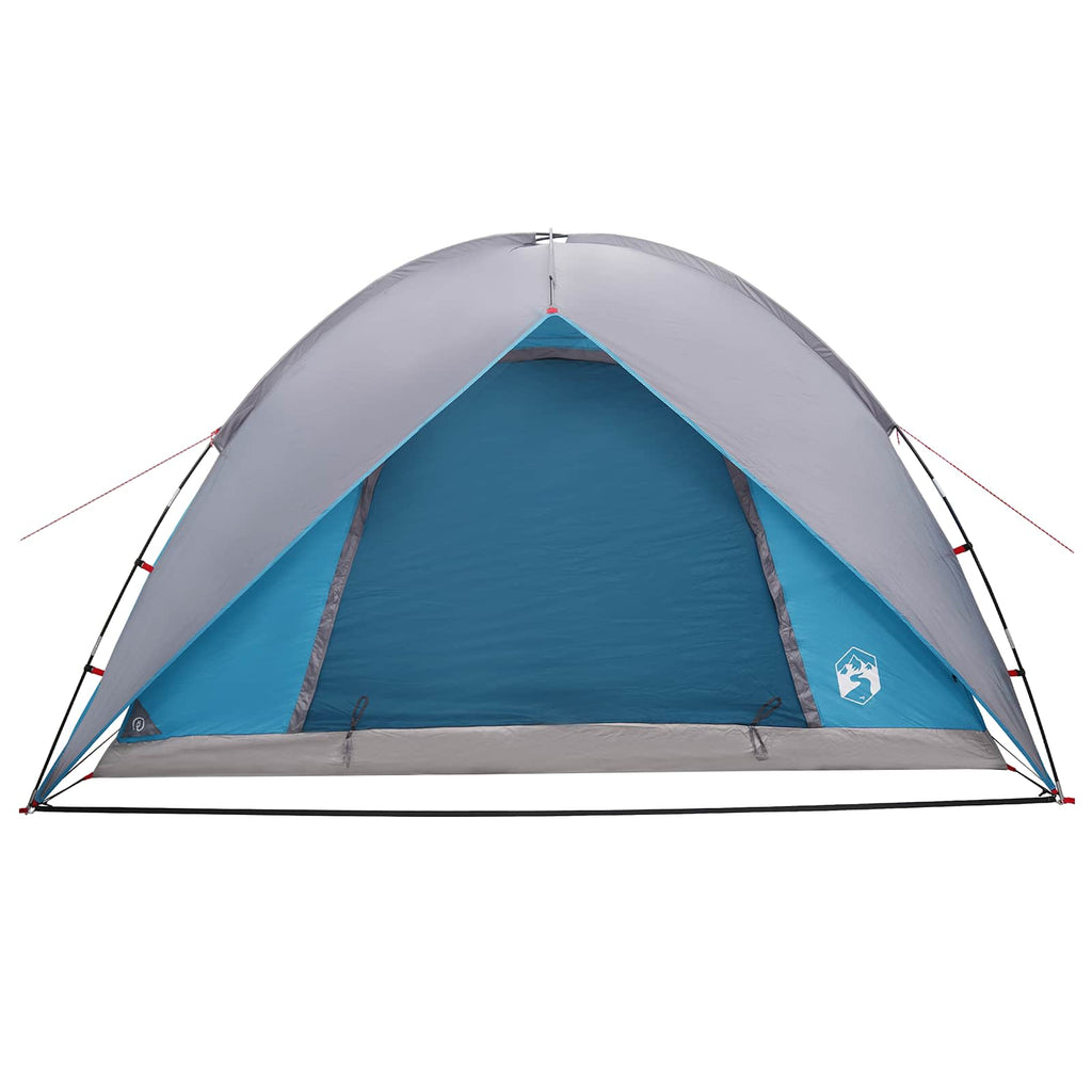 Campingzelt mit Regenhaube wasserdicht Blau 310 x 245 x 160 cm
