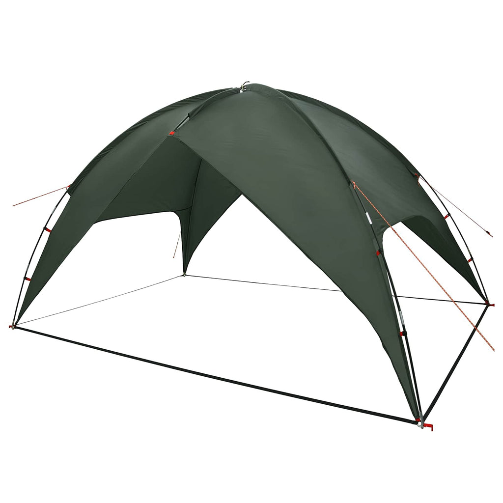 Campingzelt mit Regenhaube wasserdicht Kuppel Olivegrün