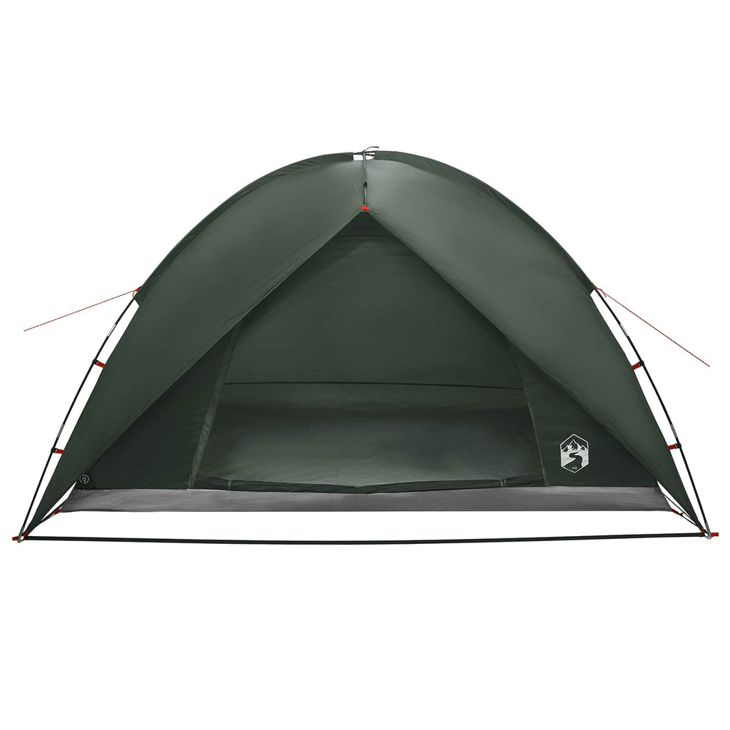 Campingzelt mit Regenhaube wasserdicht Kuppel Olivegrün