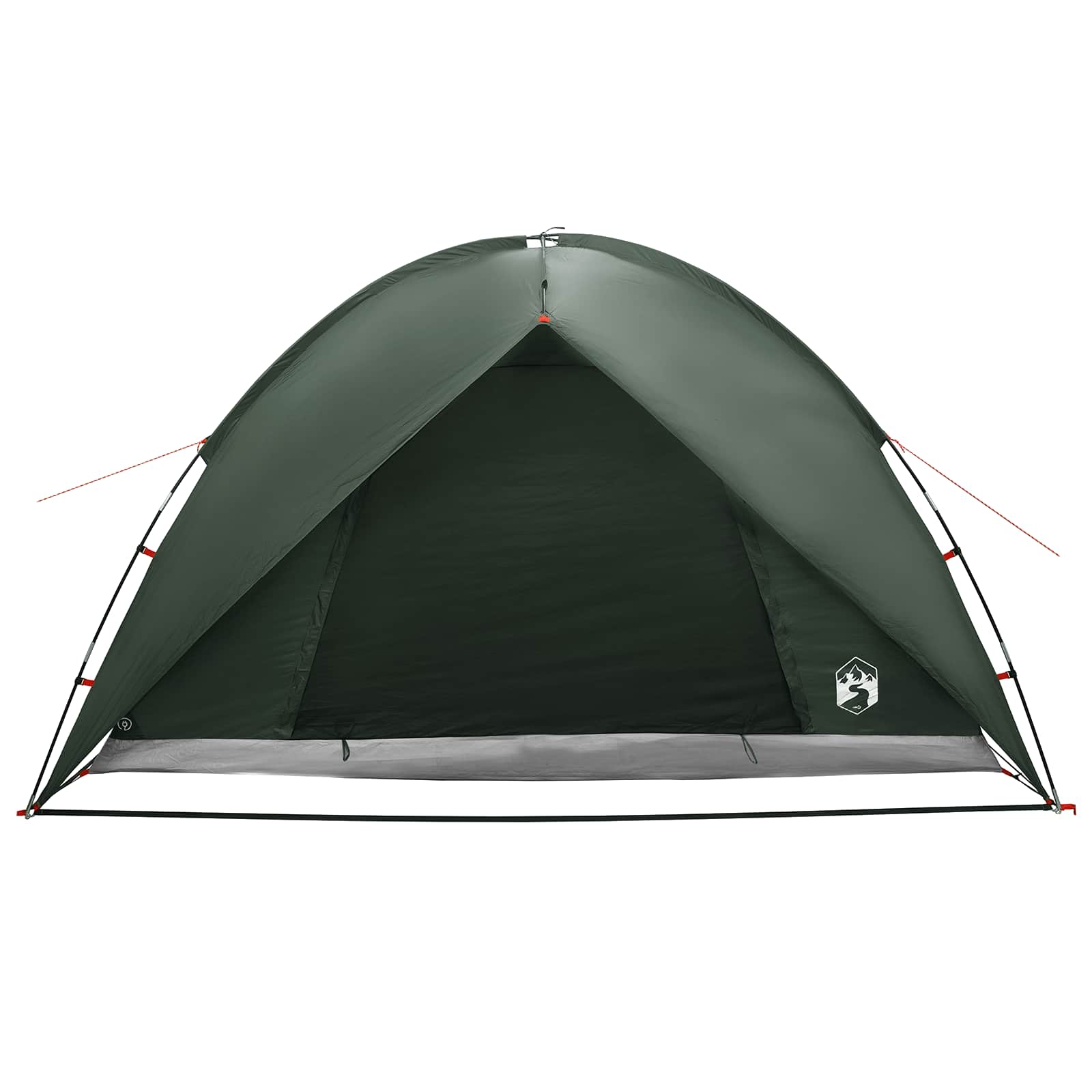 Campingzelt mit Regenhaube wasserdicht Kuppel Olivegrün