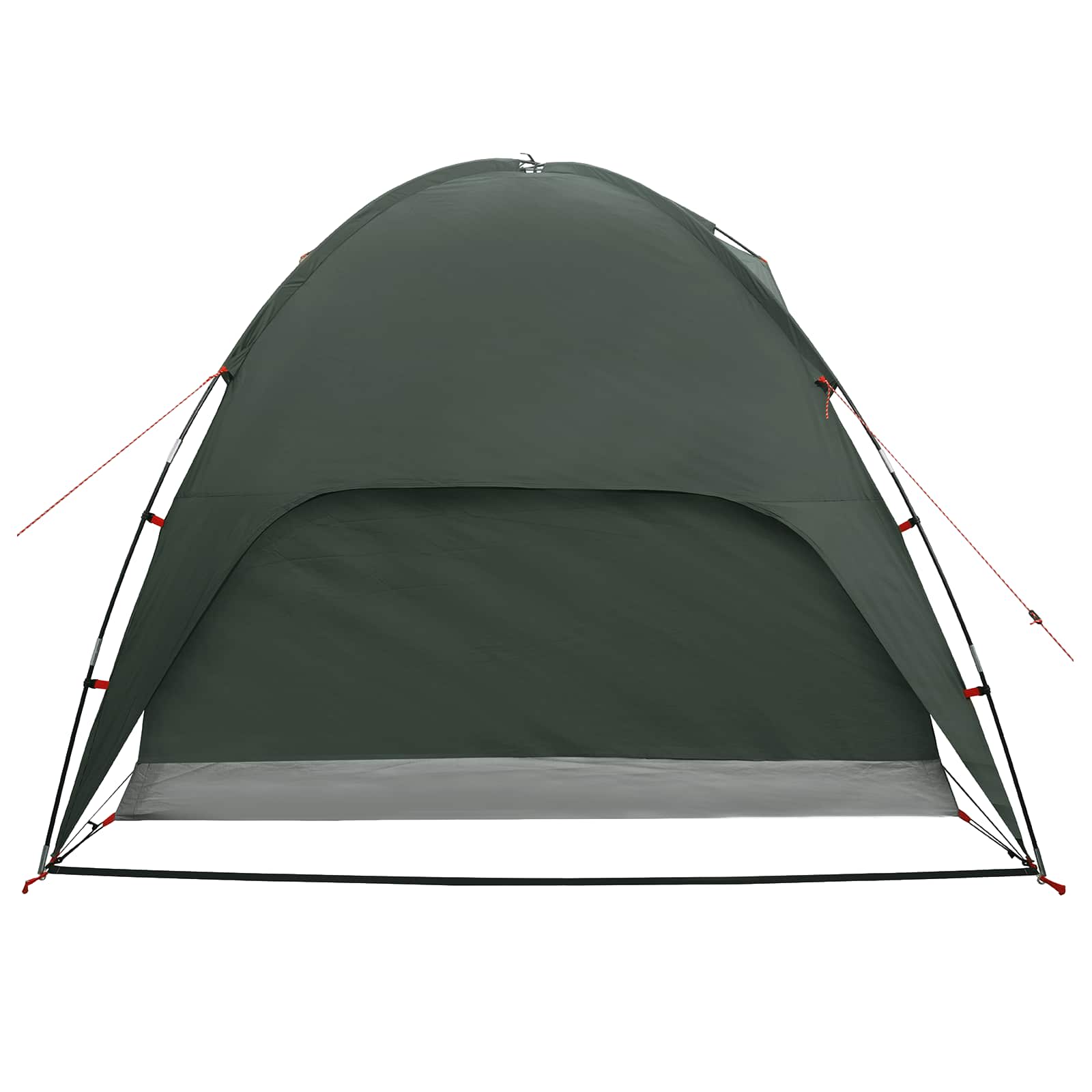 Campingzelt mit Regenhaube wasserdicht Kuppel Olivegrün