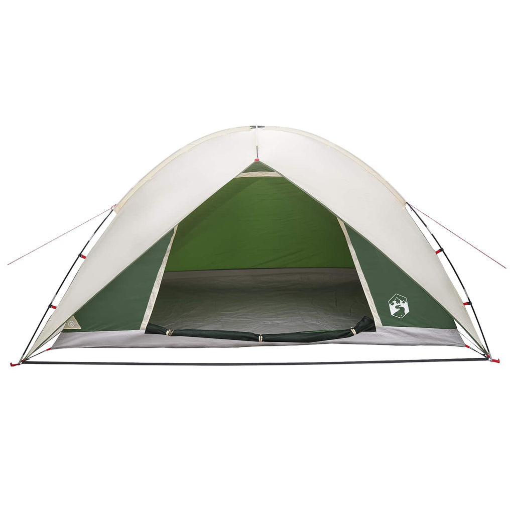 Campingzelt mit Regenhaube wasserdicht Grün 360 x 245 x 185 cm