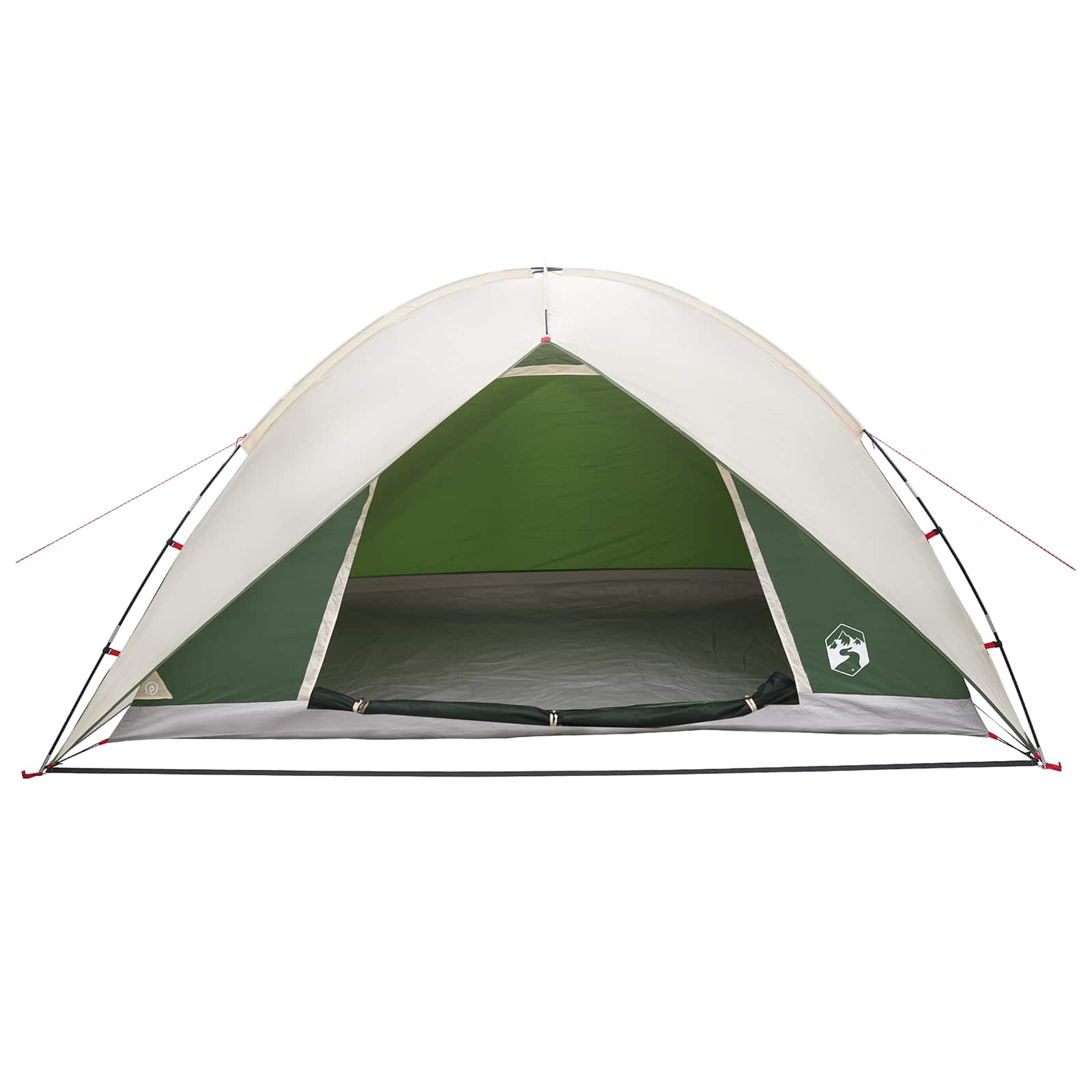 Campingzelt mit Regenhaube wasserdicht Grün 360 x 245 x 185 cm