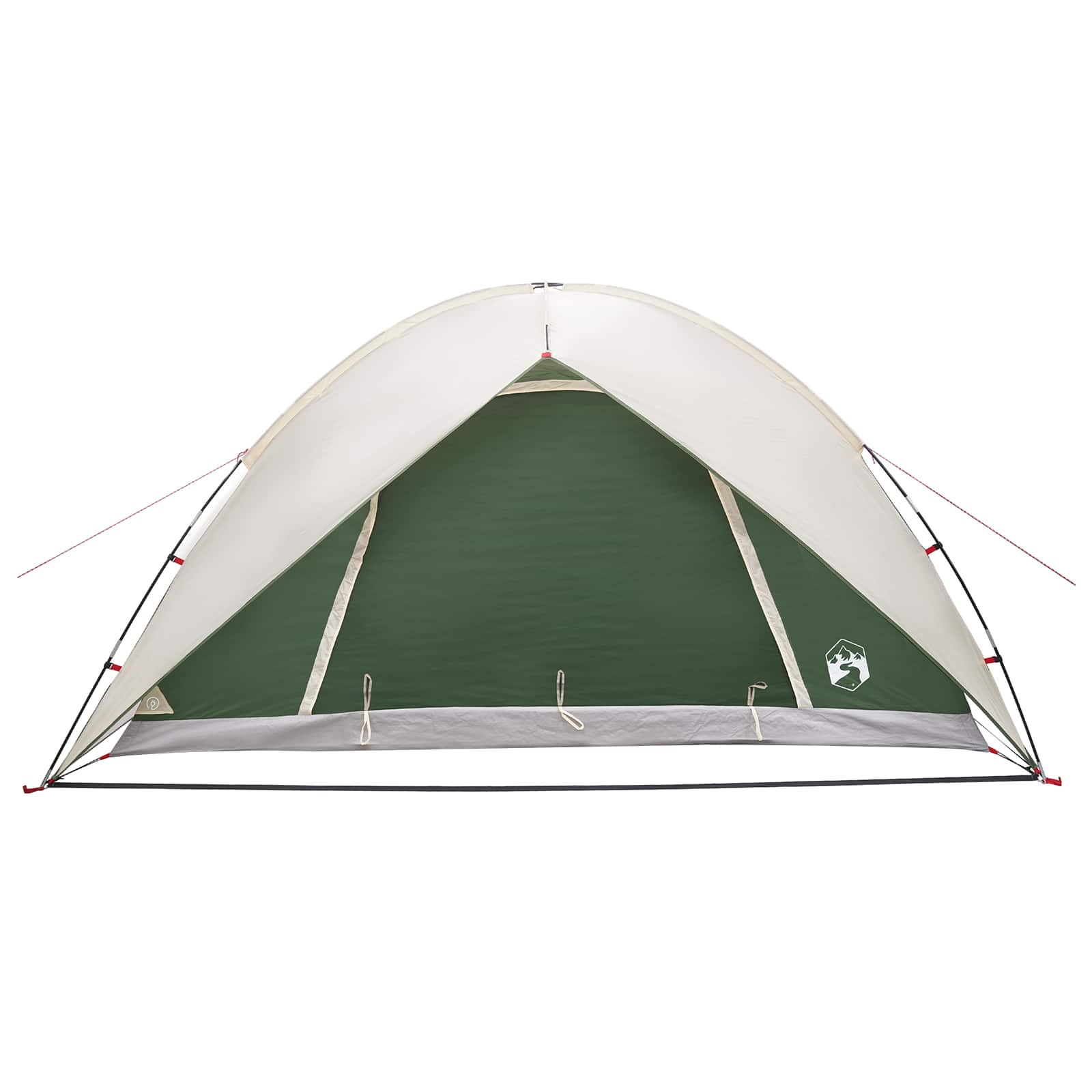 Campingzelt mit Regenhaube wasserdicht Grün 360 x 245 x 185 cm