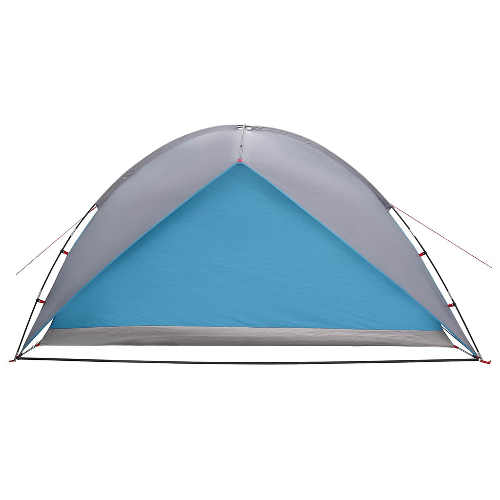 Campingzelt mit Regenhaube wasserdicht Blau 360 x 245 x 185 cm