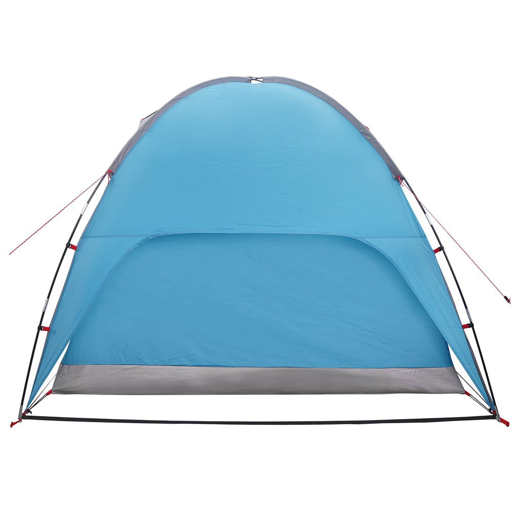 Campingzelt mit Regenhaube wasserdicht Blau 360 x 245 x 185 cm