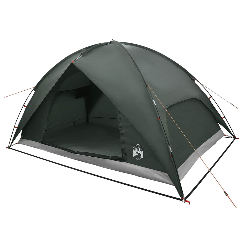 Campingzelt mit Regenhaube wasserdicht Kuppel Olivegrün