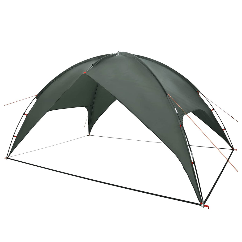 Campingzelt mit Regenhaube wasserdicht Kuppel Olivegrün