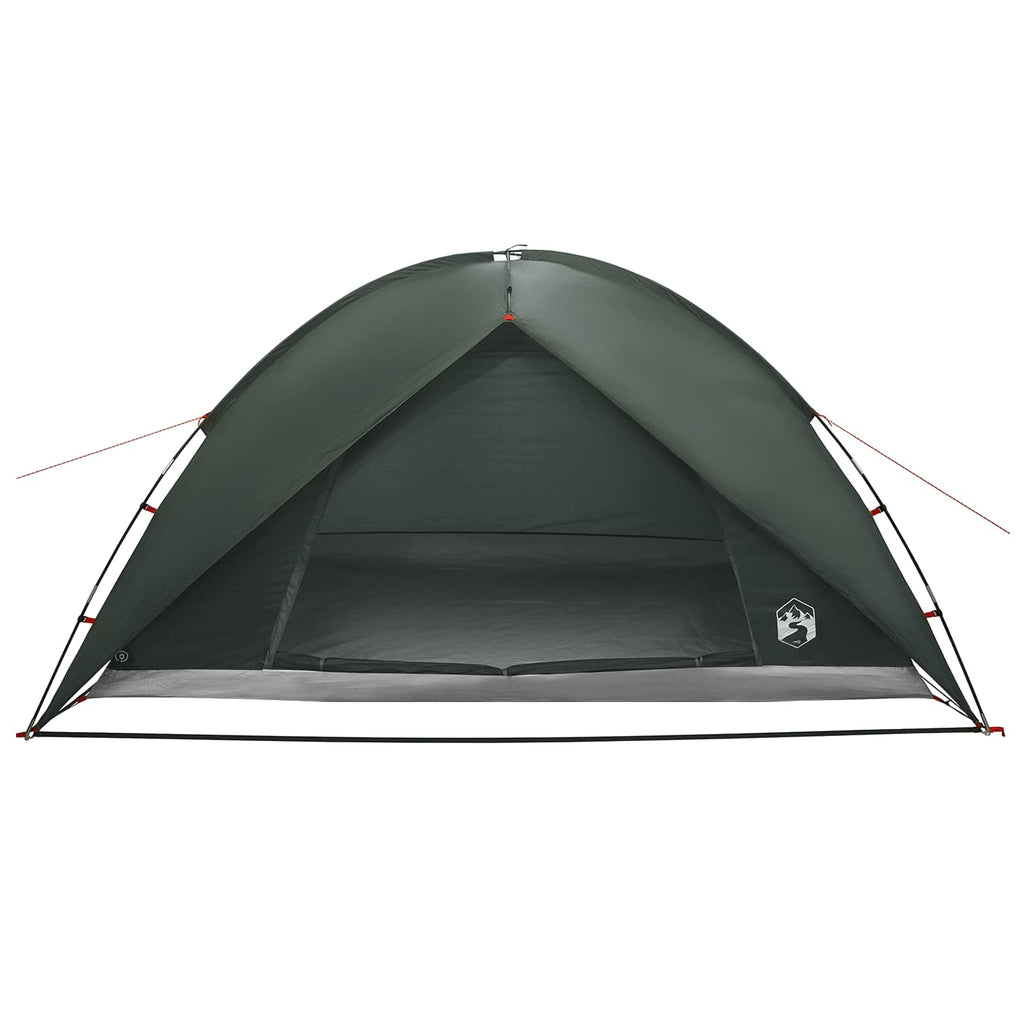Campingzelt mit Regenhaube wasserdicht Kuppel Olivegrün