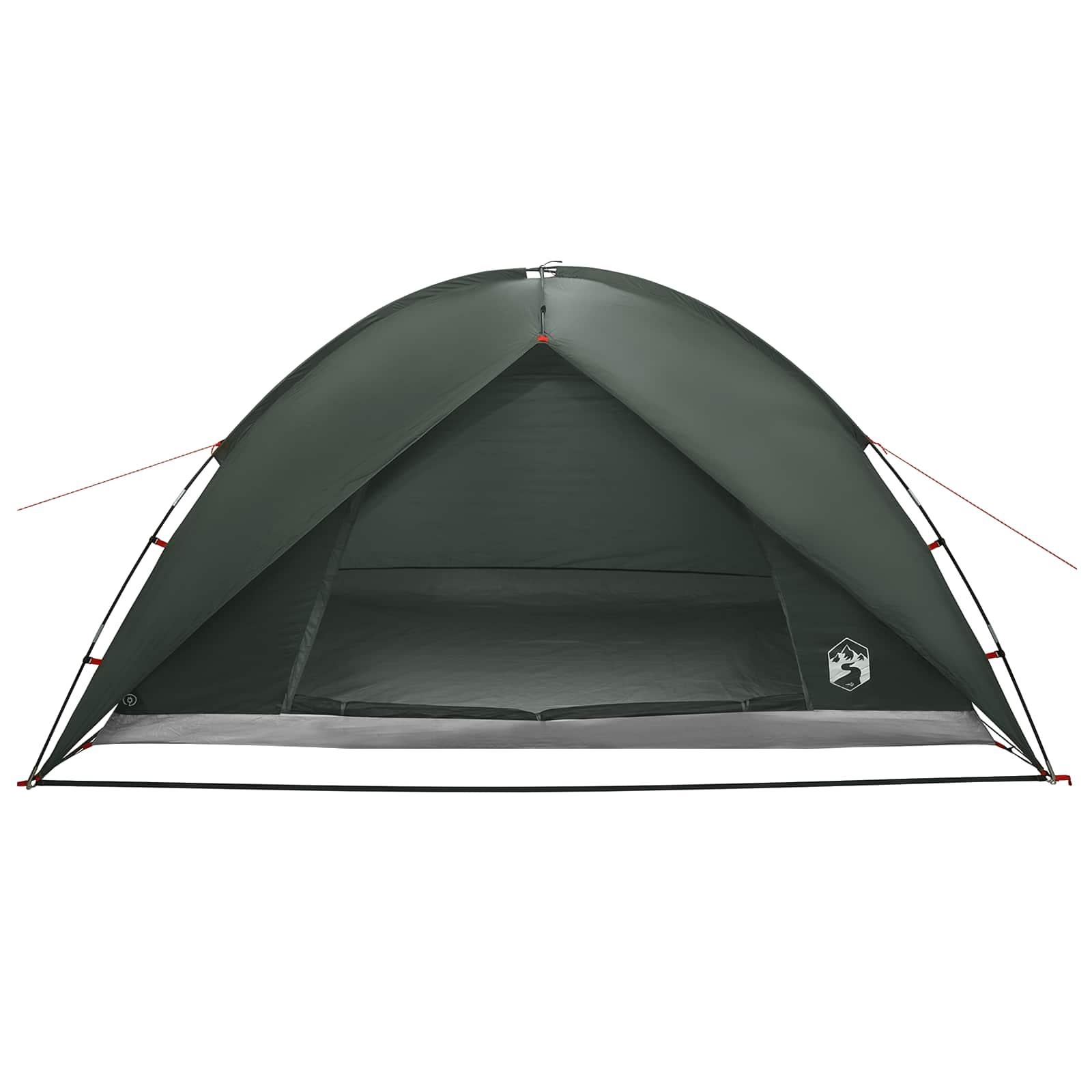 Campingzelt mit Regenhaube wasserdicht Kuppel Olivegrün