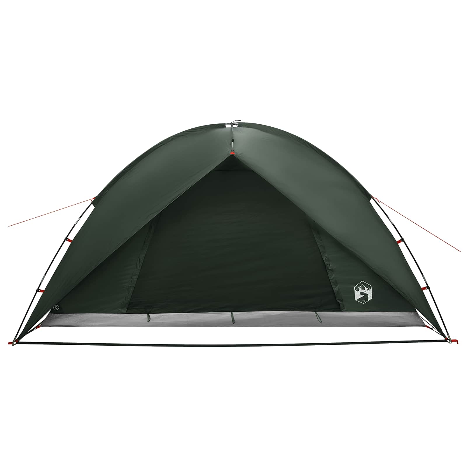 Campingzelt mit Regenhaube wasserdicht Kuppel Olivegrün