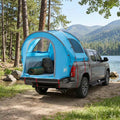 Autozelt mit Dach Blau 200 x 170 x 170 cm Polyester und Stahl