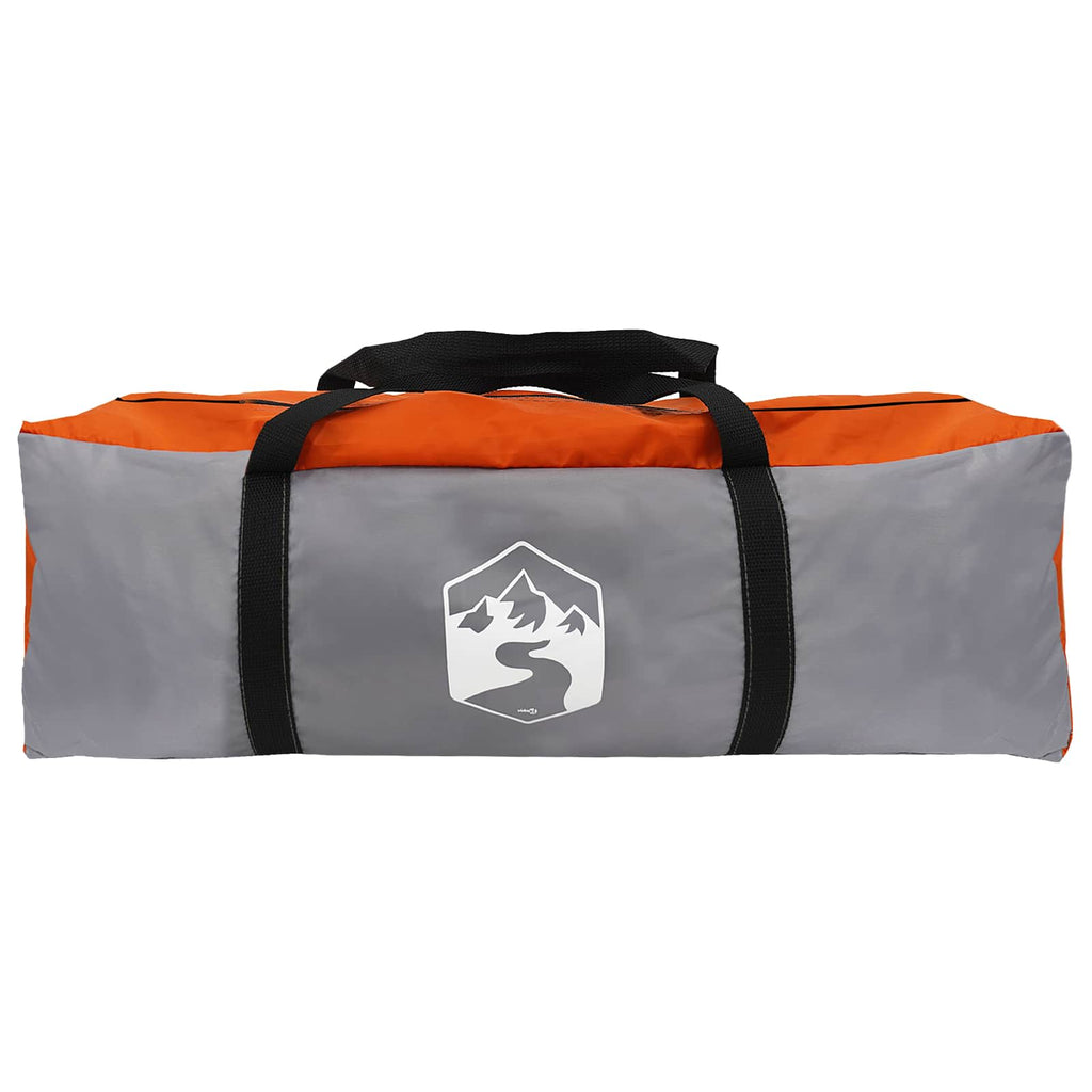 Autozelt Grau und Orange 200 x 170 x 170 cm Polyester und Stahl
