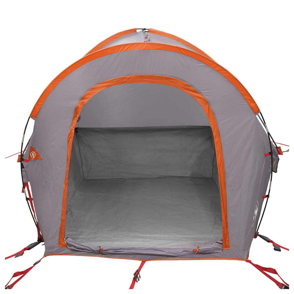 Autozelt Grau und Orange 200 x 170 x 170 cm Polyester und Stahl