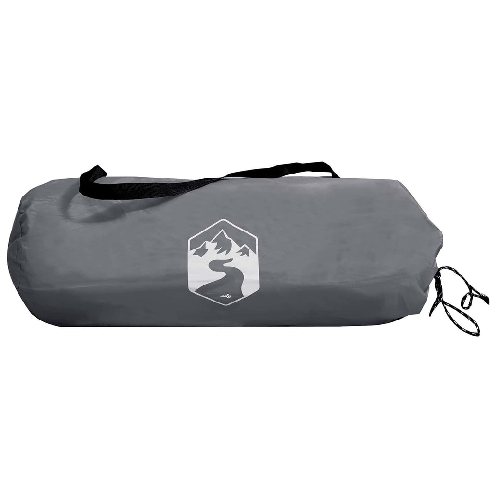 Autozelt Grau und Orange 308 x 215 x 220 cm Polyester und Stahl