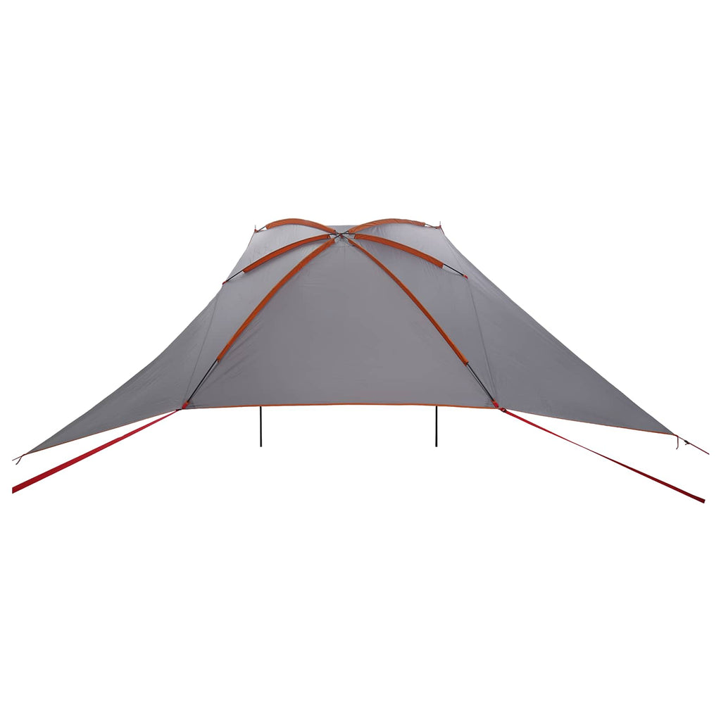 Autozelt Grau und Orange 308 x 215 x 220 cm Polyester und Stahl