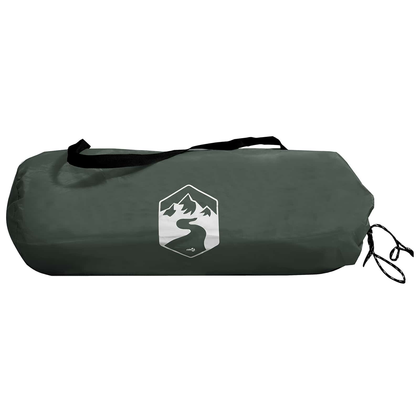 Autozelt Olivegrün 308 x 215 x 220 cm Polyester und Stahl