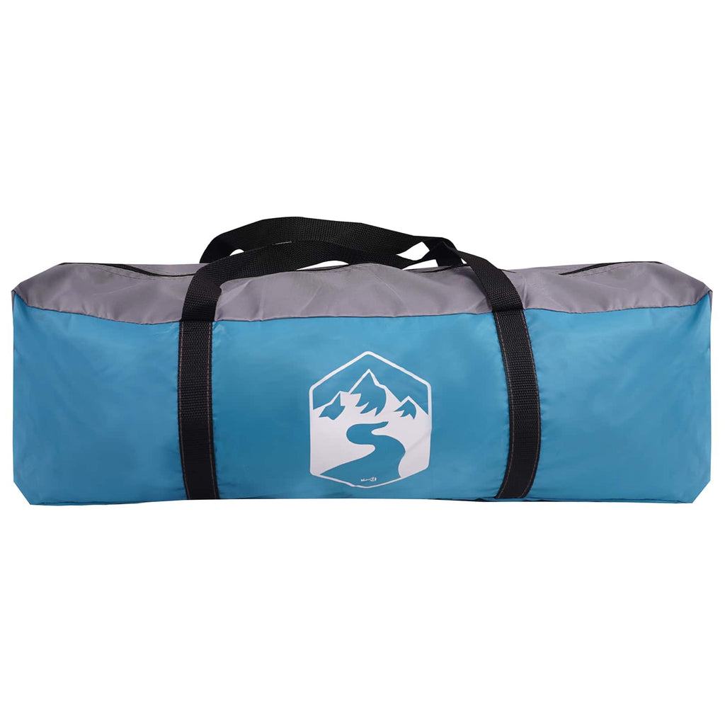 Fahrzeugmarkise Blau 518 x 580 x 215 cm Polyester und Stahl