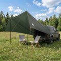 Fahrzeugmarkise mit Dach Armeegrün 518 x 580 x 215 cm
