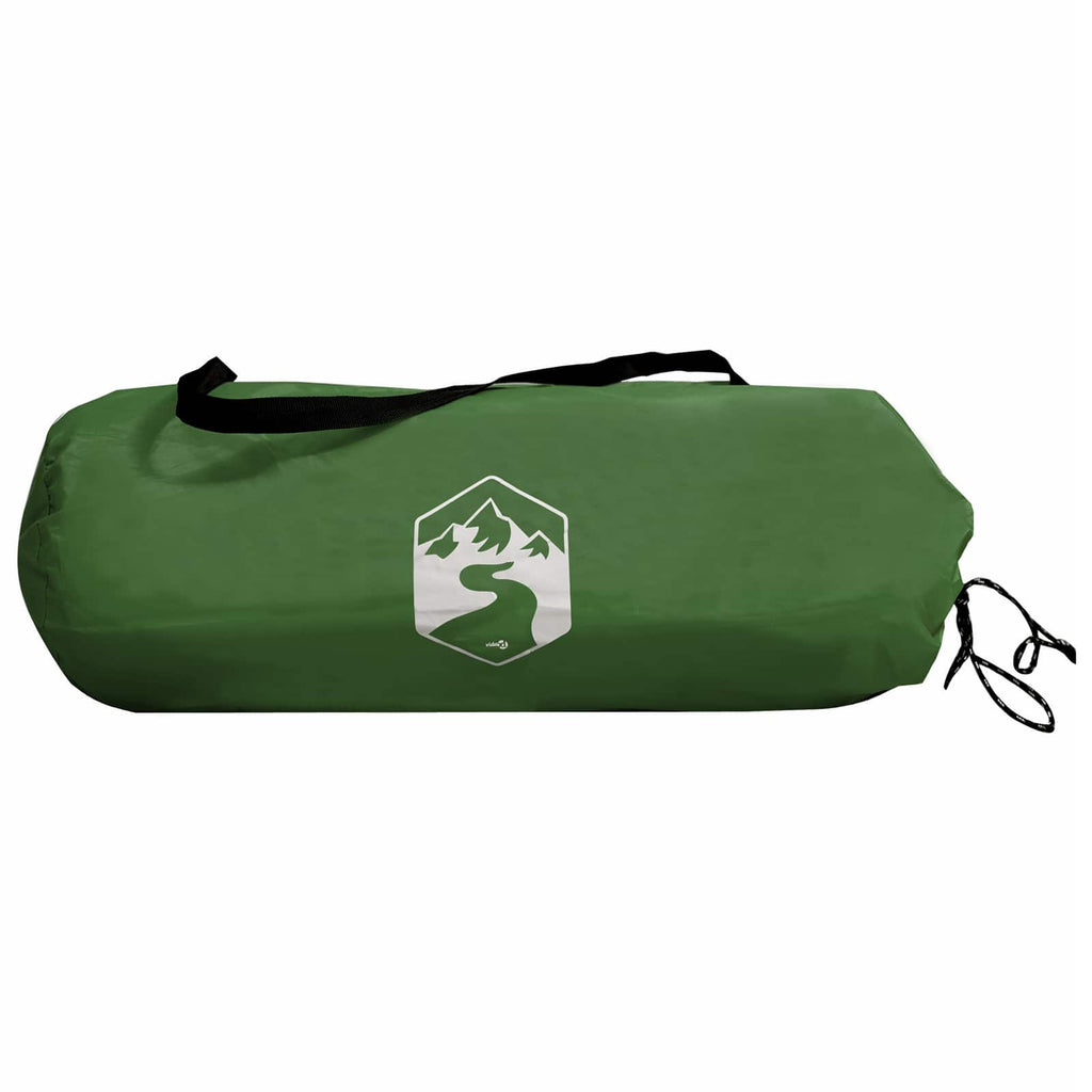 Camping-Tarp mit Netzwänden Grün 340 x 260 x 220 cm