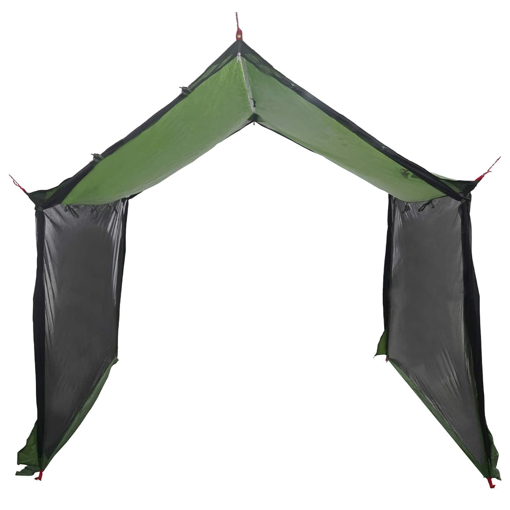 Camping-Tarp mit Netzwänden Grün 340 x 260 x 220 cm