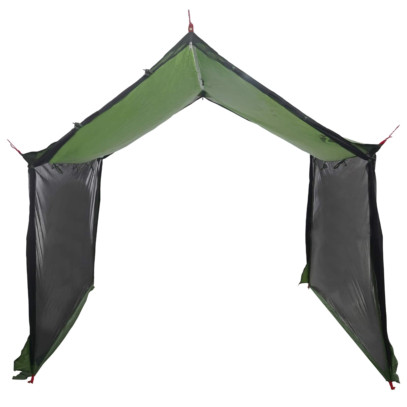 Camping-Tarp mit Netzwänden Grün 340 x 260 x 220 cm
