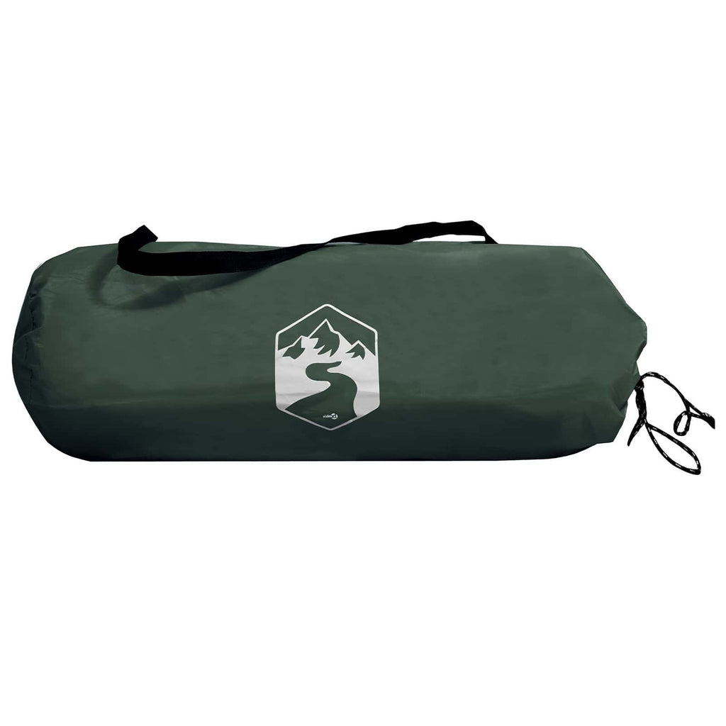 Camping-Tarp mit Netzwänden Olivegrün 340 x 260 x 220 cm