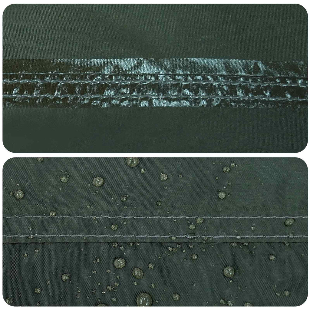 Camping-Tarp mit Netzwänden Olivegrün 340 x 260 x 220 cm