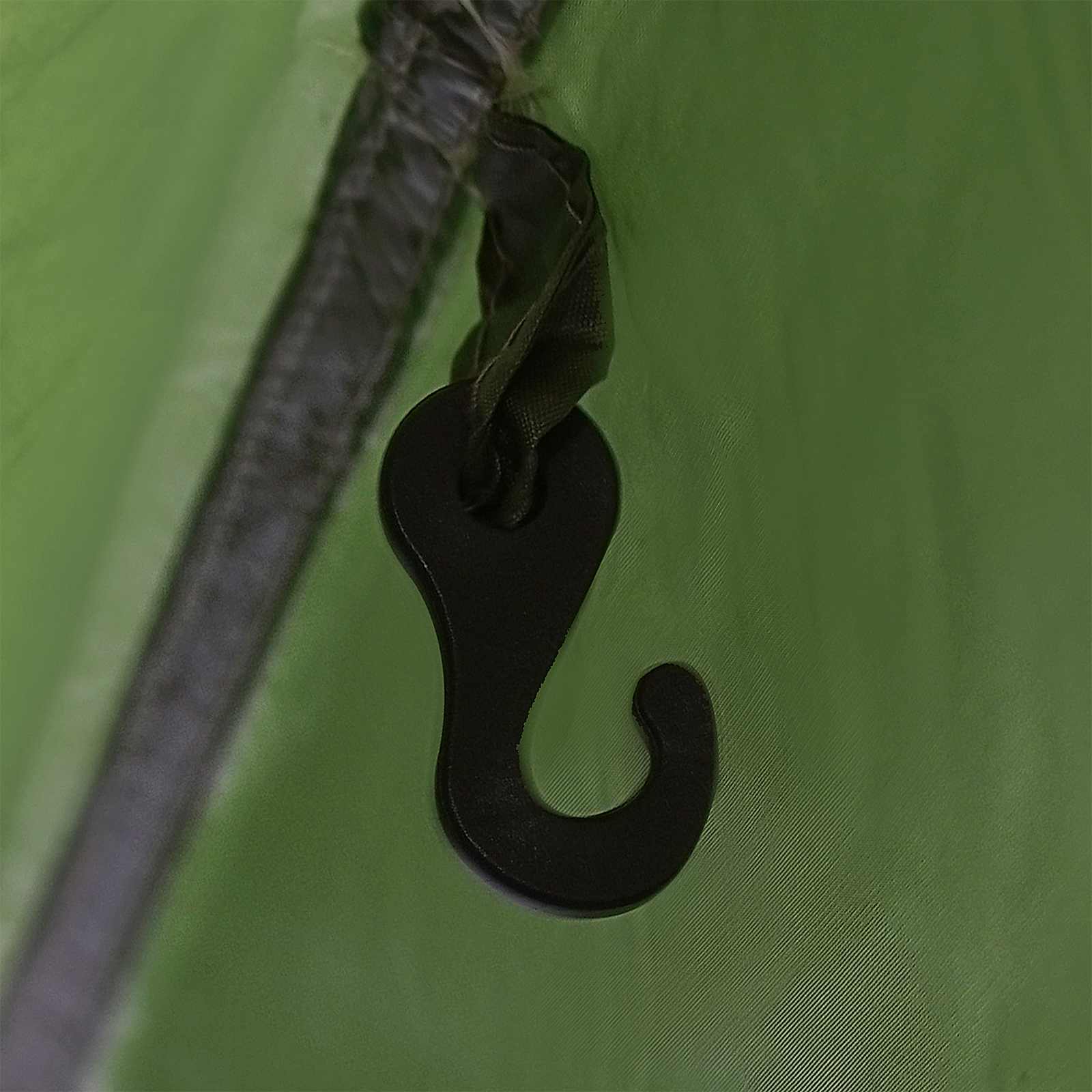 Camping-Tarp mit Netzwänden Grün 270 x 210 x 210 cm