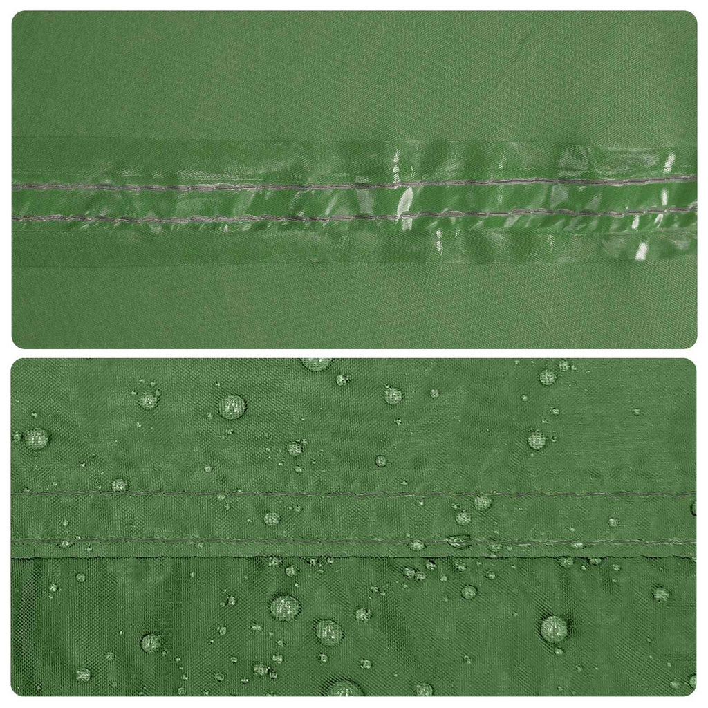 Camping-Tarp mit Netzwänden Grün 270 x 210 x 210 cm