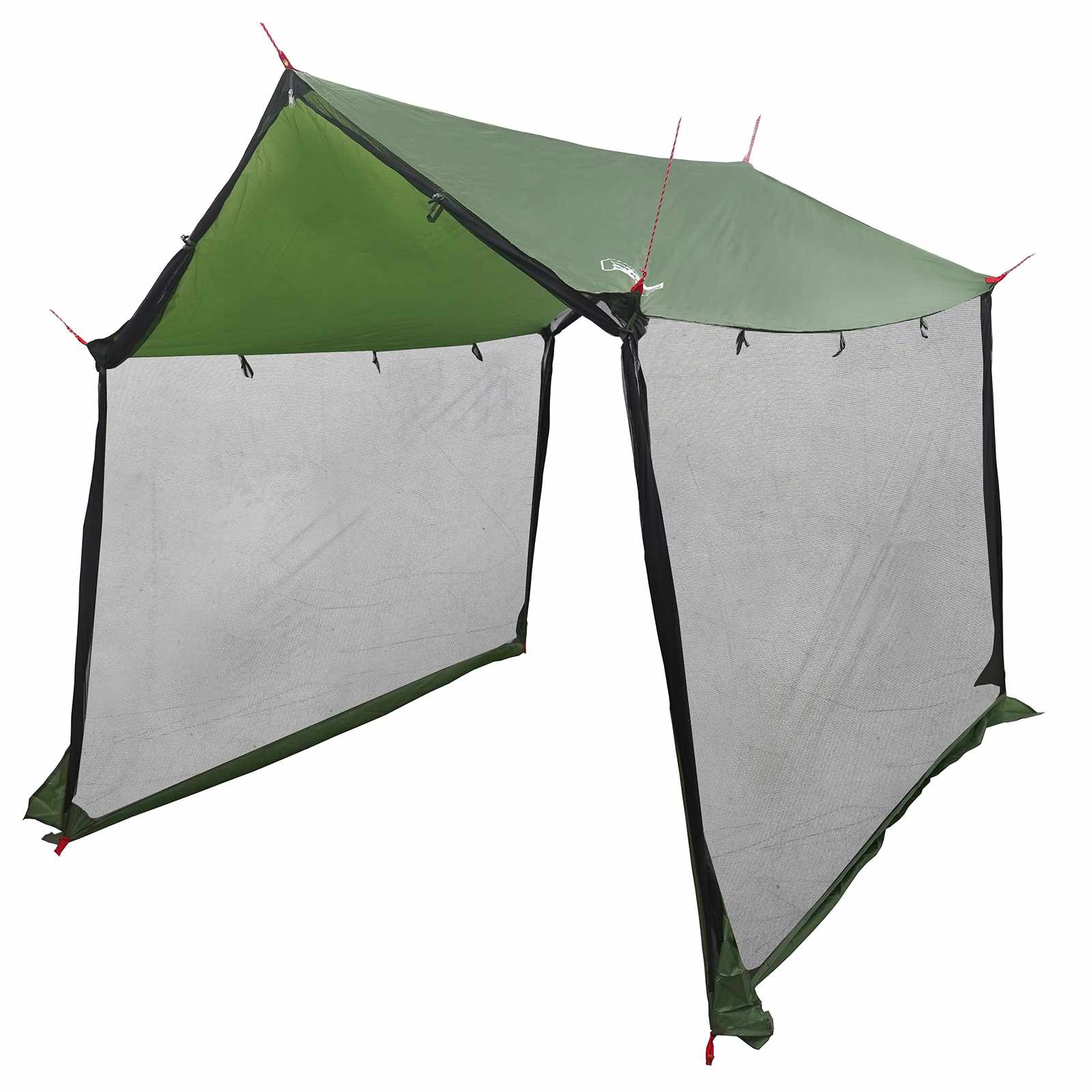 Camping-Tarp mit Netzwänden Grün 270 x 210 x 210 cm