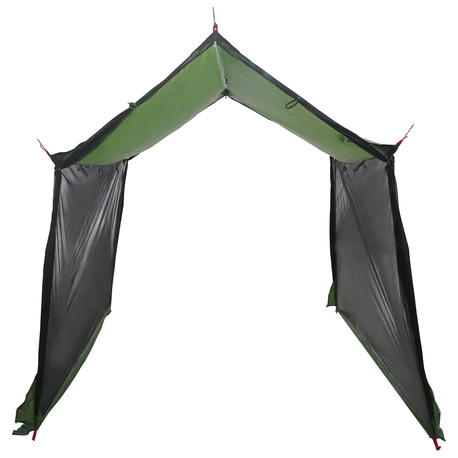 Camping-Tarp mit Netzwänden Grün 270 x 210 x 210 cm