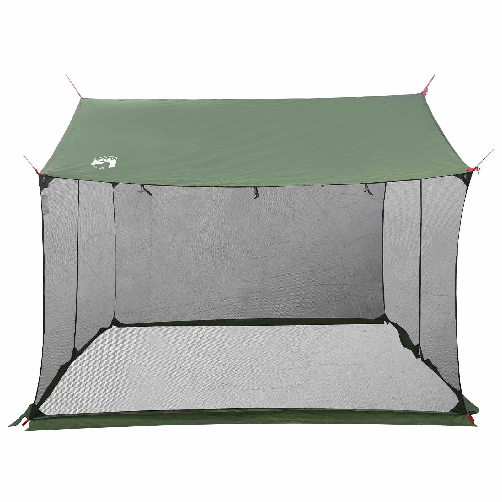Camping-Tarp mit Netzwänden Grün 270 x 210 x 210 cm