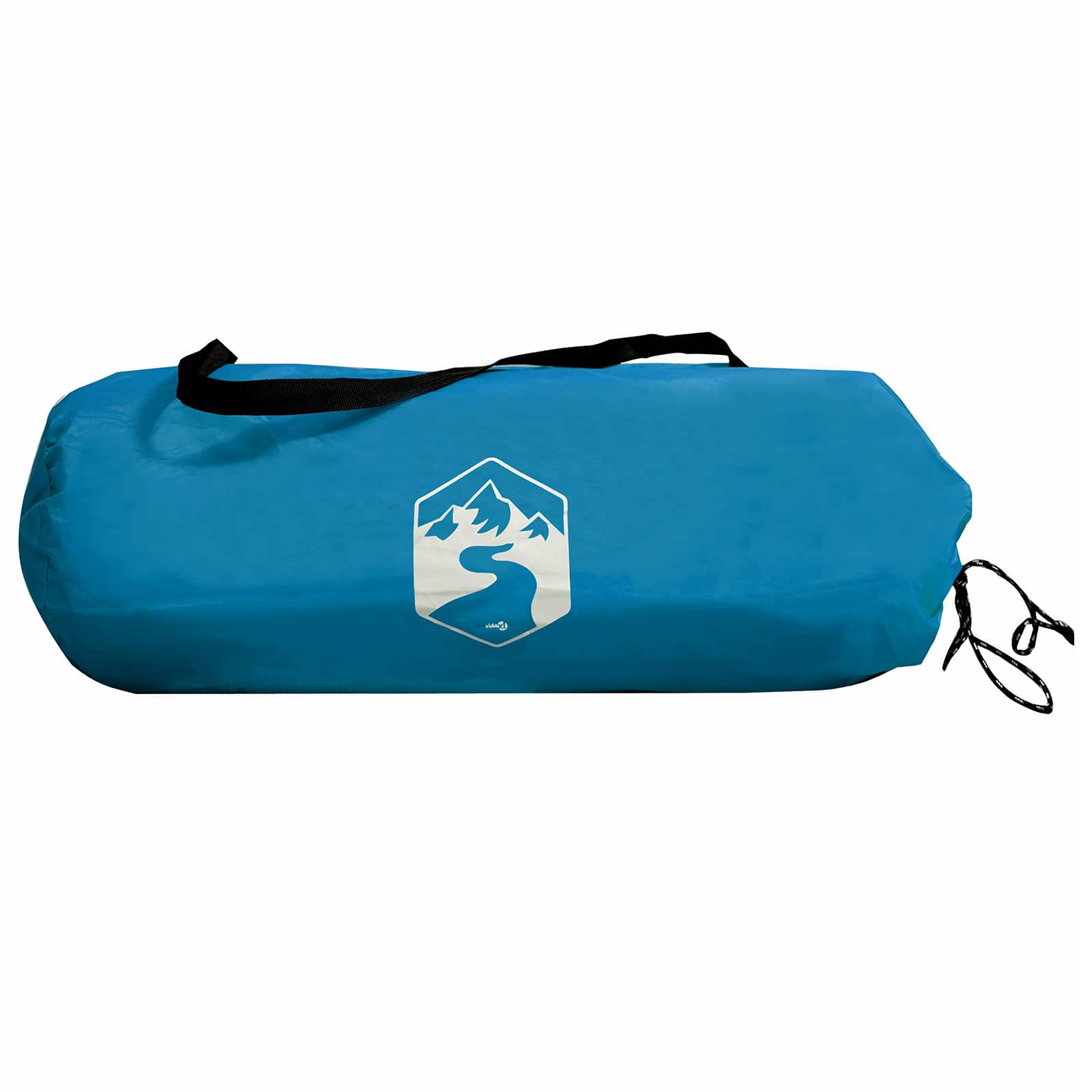 Camping-Tarp mit Netzwänden Blau 270 x 210 x 210 cm