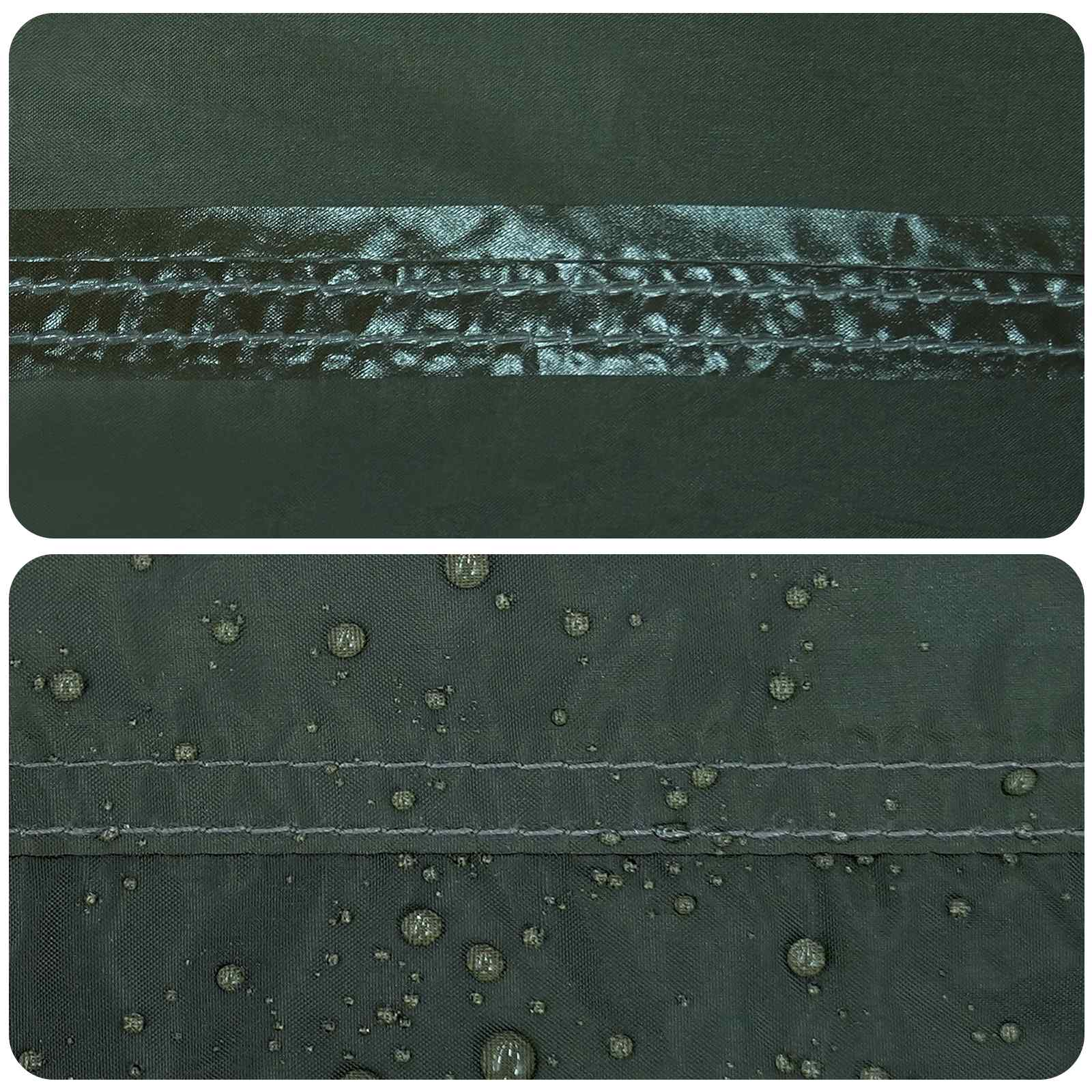 Camping-Tarp mit Netzwänden Olivegrün 270 x 210 x 210 cm