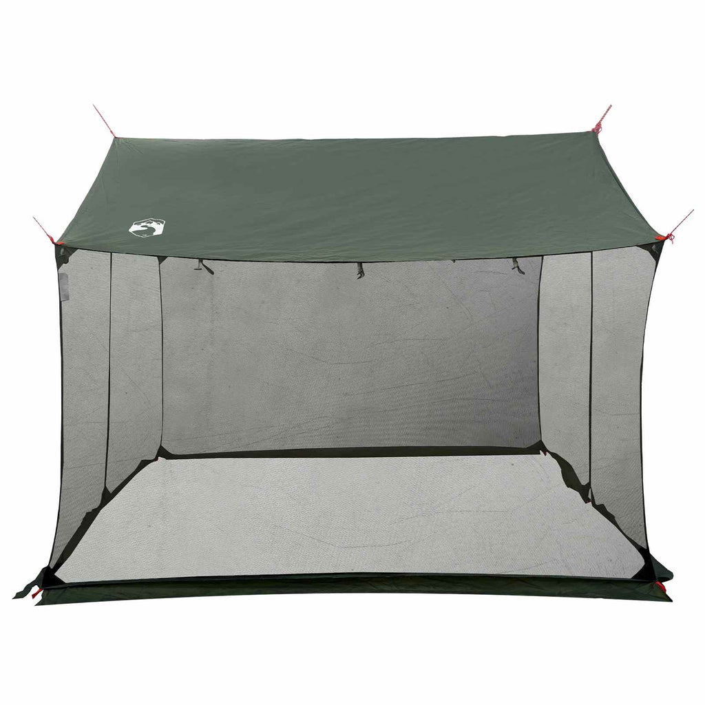 Camping-Tarp mit Netzwänden Olivegrün 270 x 210 x 210 cm