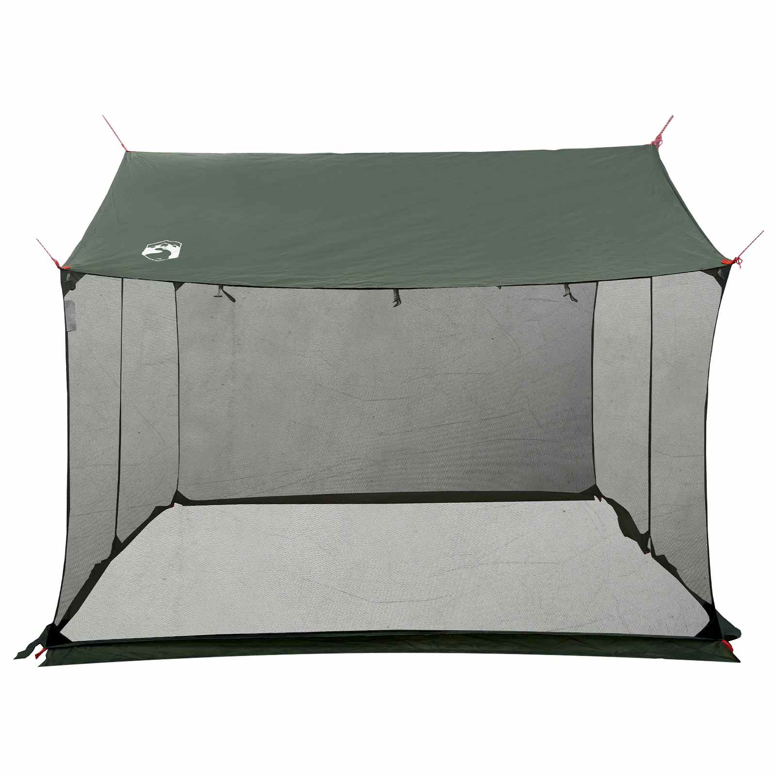 Camping-Tarp mit Netzwänden Olivegrün 270 x 210 x 210 cm