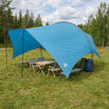 Camping Tarp Wasserfest Blau 550 x 400 x 230 cm