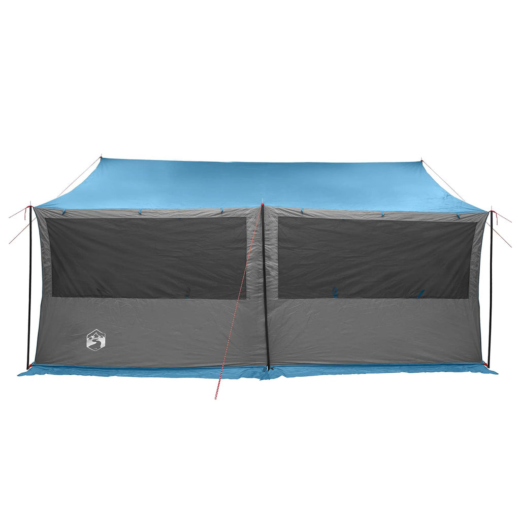 Familienzelt Blau 450 x 400 x 265 cm Polyester und Stahl