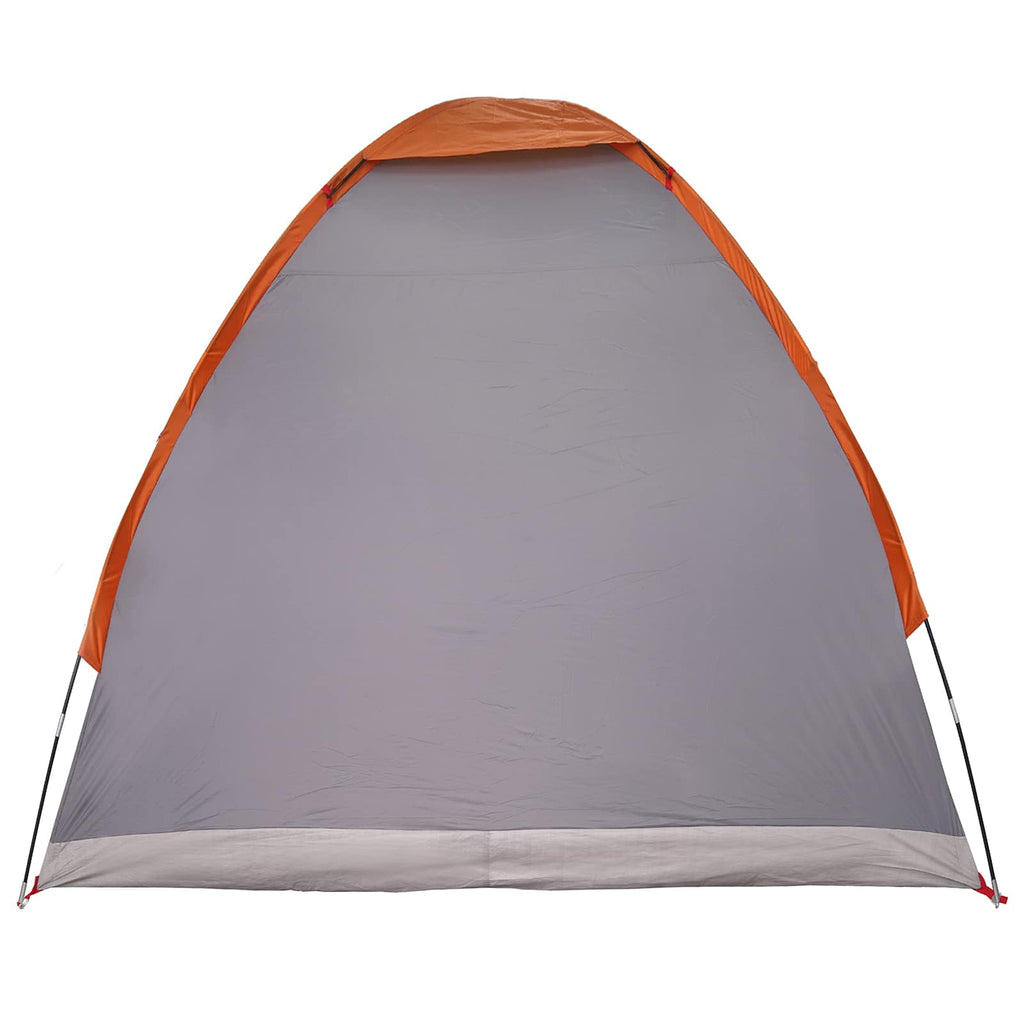 Campingzelt mit Dach Grau und Orange 190 x 140 x 105 cm