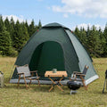 Campingzelt mit Dach Olivegrün 190 x 140 x 105 cm