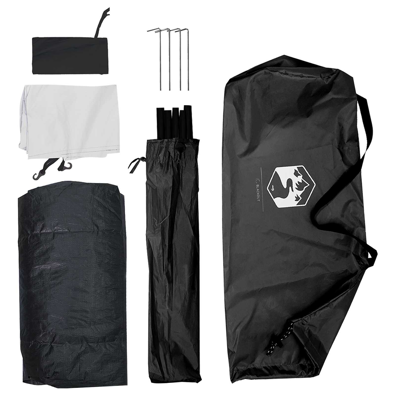 Campingzelt mit Dach 185T Polyester mit PU-Beschichtung