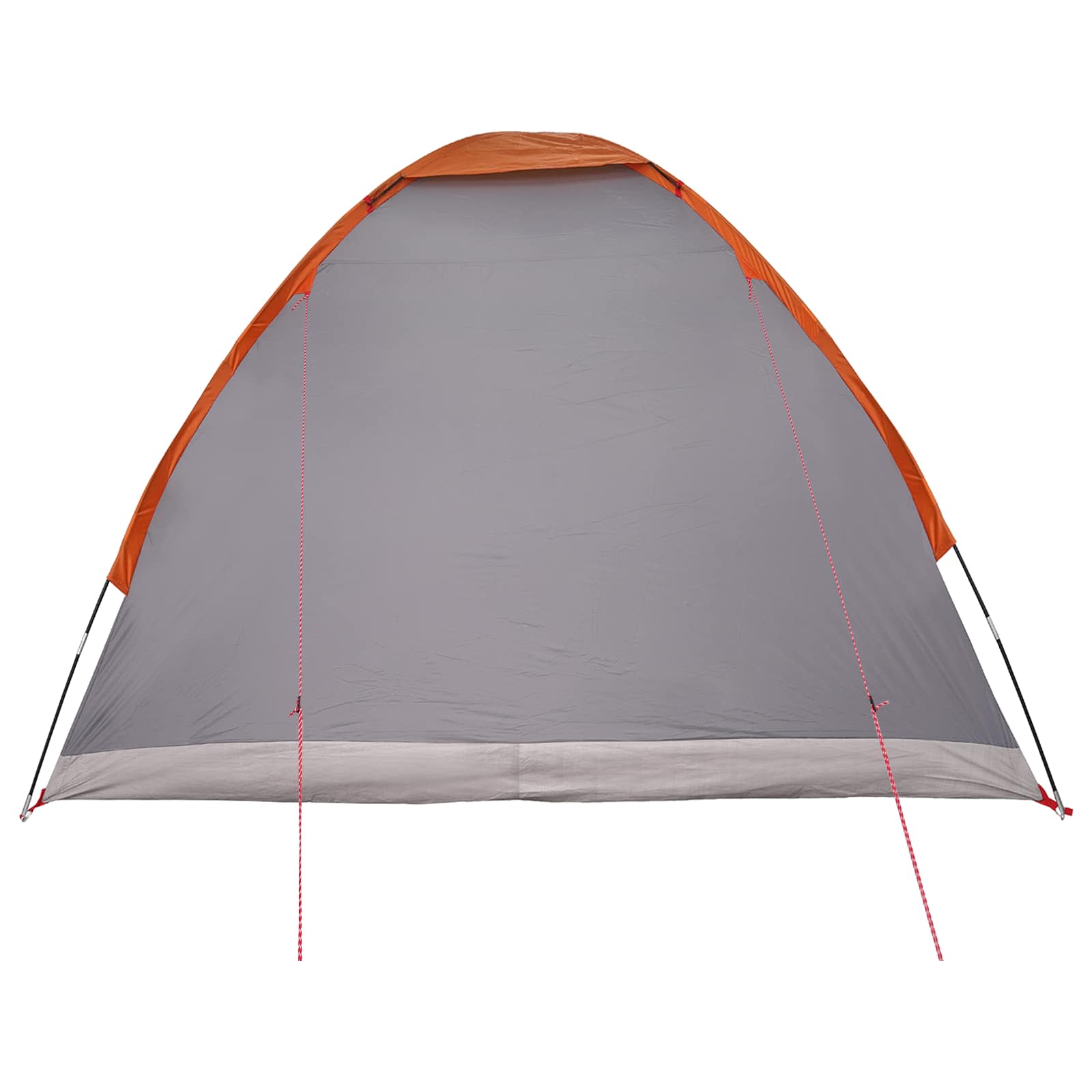 Campingzelt mit Dach Grau und Orange 275 x 215 x 125 cm