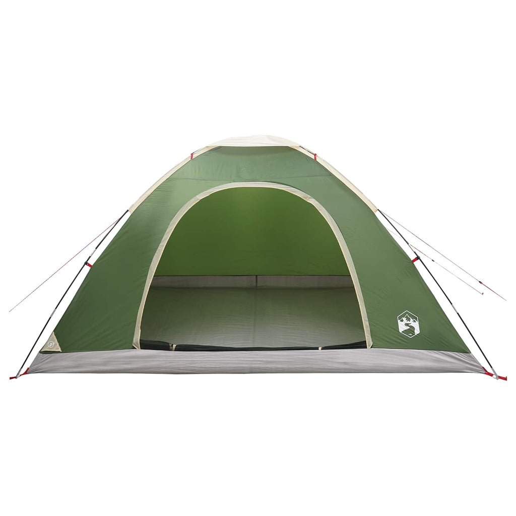 Campingzelt mit Dach mit Luftentlüftung Grün 335 x 275 x 180 cm