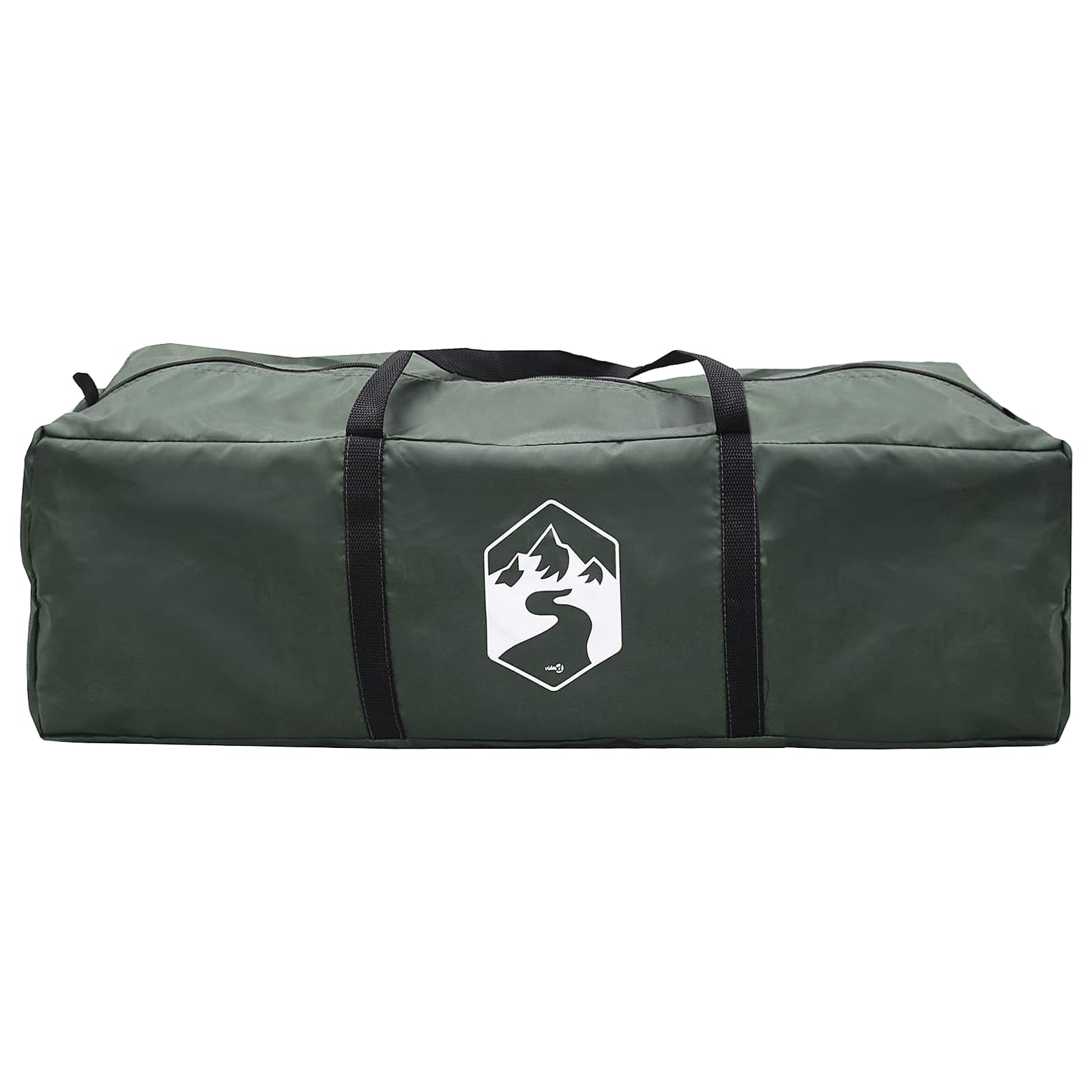 Campingzelt mit Dach Olivegrün 335 x 275 x 180 cm