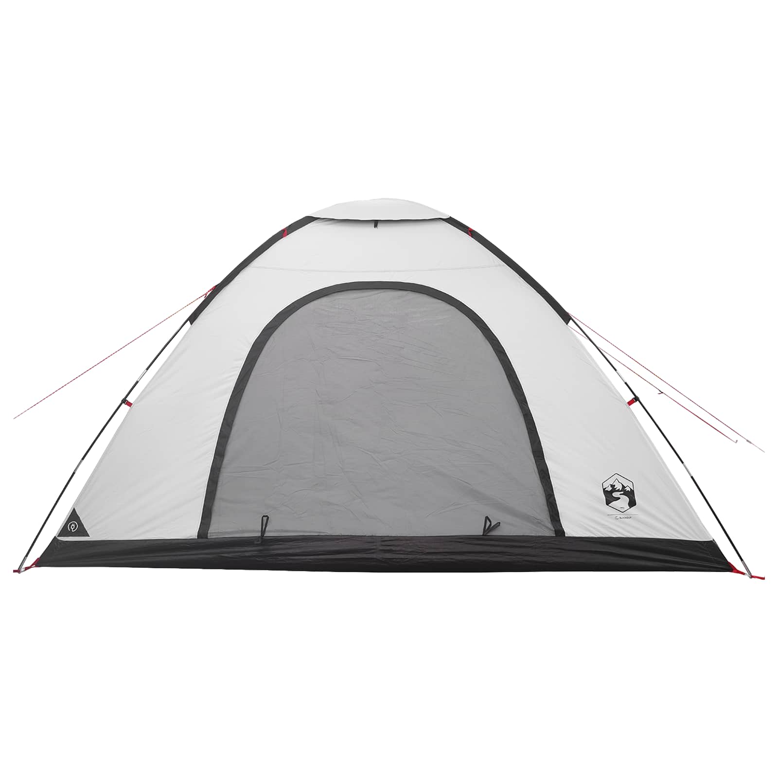 Campingzelt mit Dach Weiß Blackout 335 x 275 x 180 cm