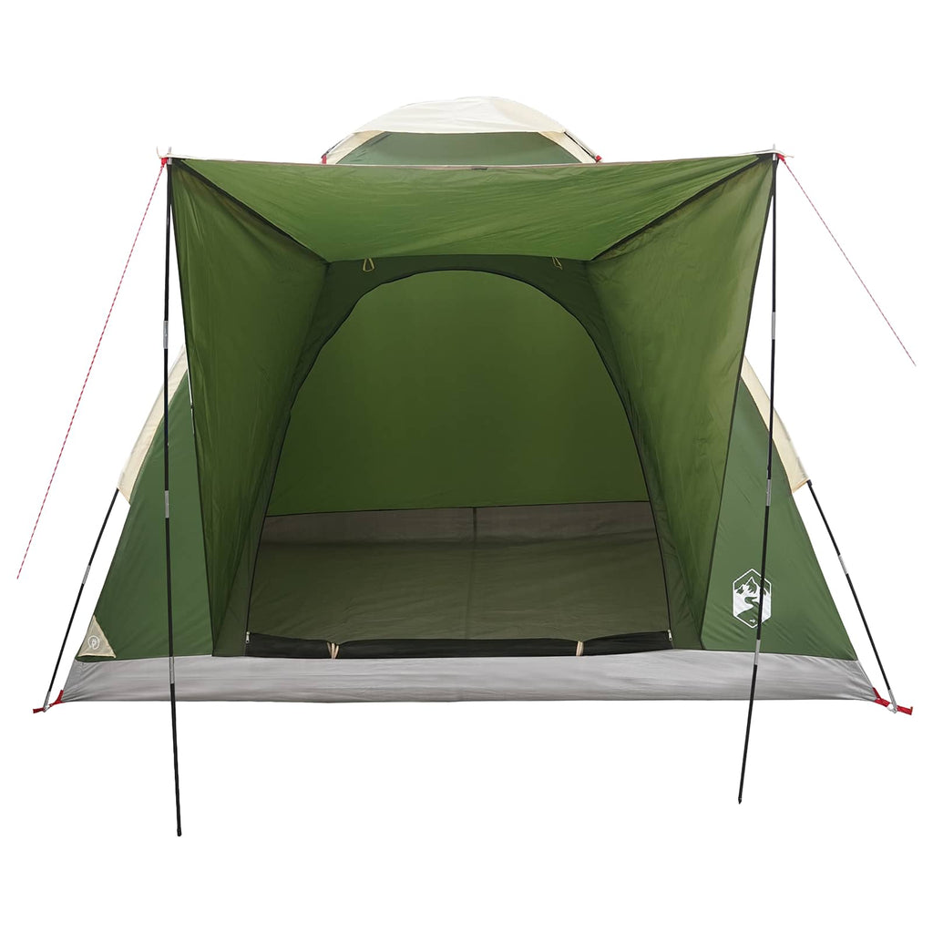 Campingzelt mit Dach Grün 2-Personen Polyester und Stahl
