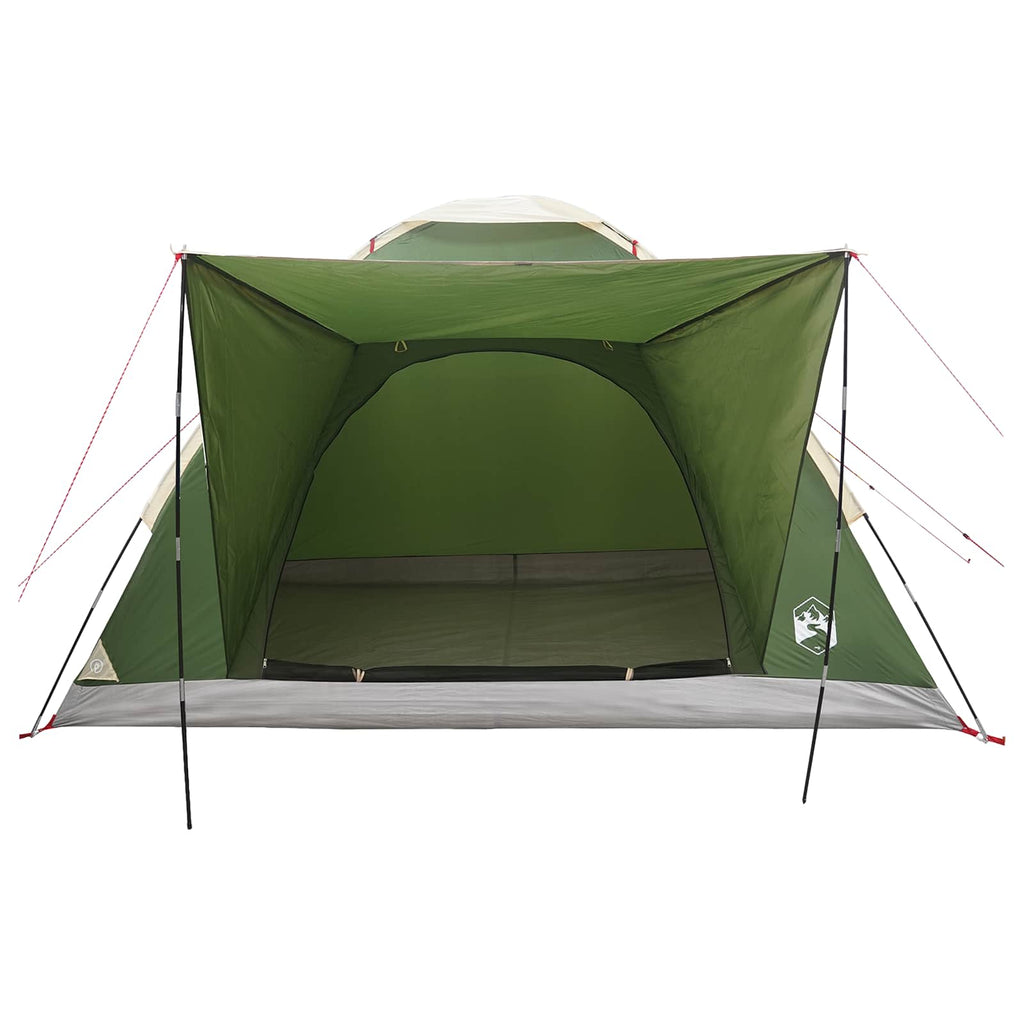 Campingzelt mit Dach Grün 4-Personen Polyester und Stahl