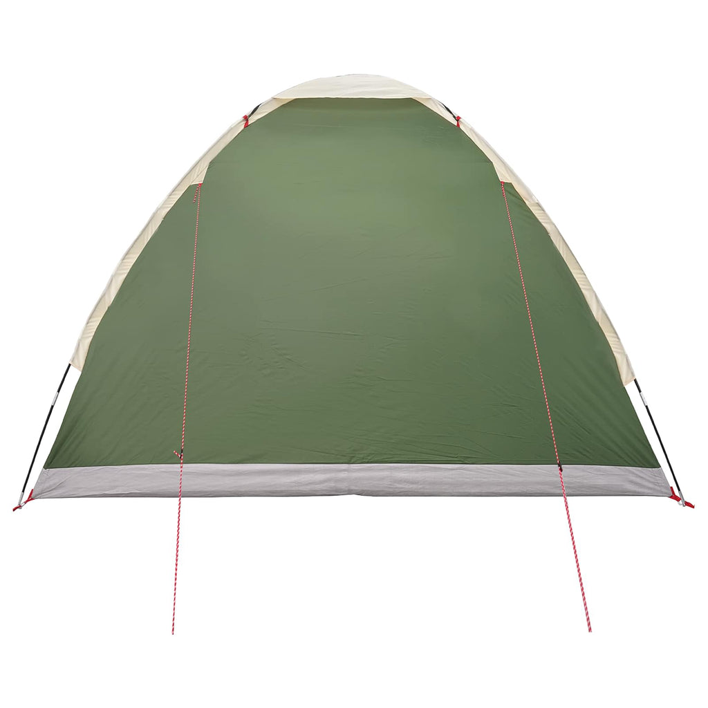 Campingzelt mit Dach Grün 4-Personen Polyester und Stahl